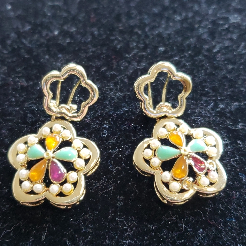 Fashion Earrings Gold Plated